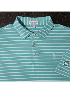 Peter Millar Summer Comfort ACC Athens Country Club Striped Polo Performance